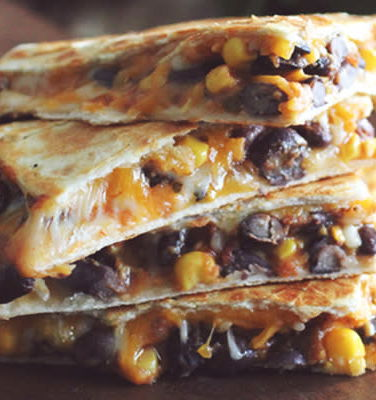 Black Bean & Corn Quesadillas