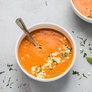 Easy Tomato Feta Soup